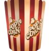 Popcornmaskin og popcornbeger - til bursdag, bryllup eller fest