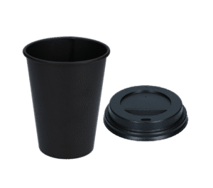 sort kaffekopp med lokk_sort Kaffekrus med lokk