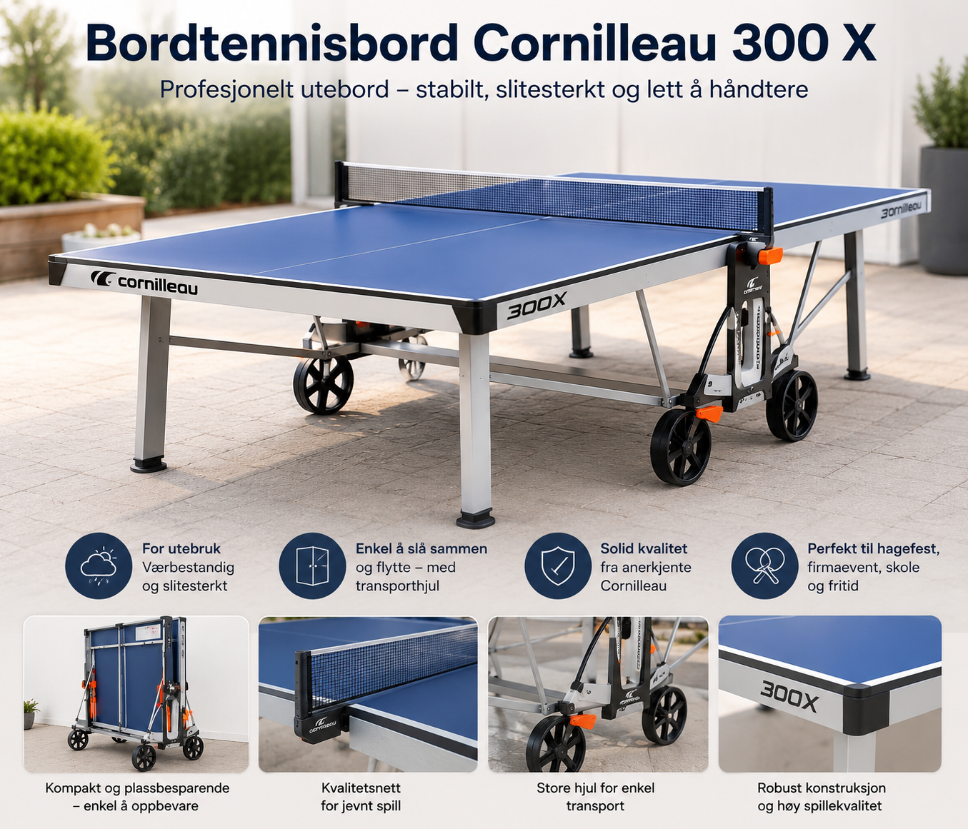 utleie av bordtennis bord